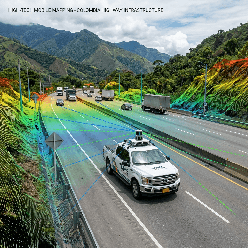 Procesamiento de nubes de puntos LiDAR en infraestructura nacional Colombia — Accuretta Ingeniería